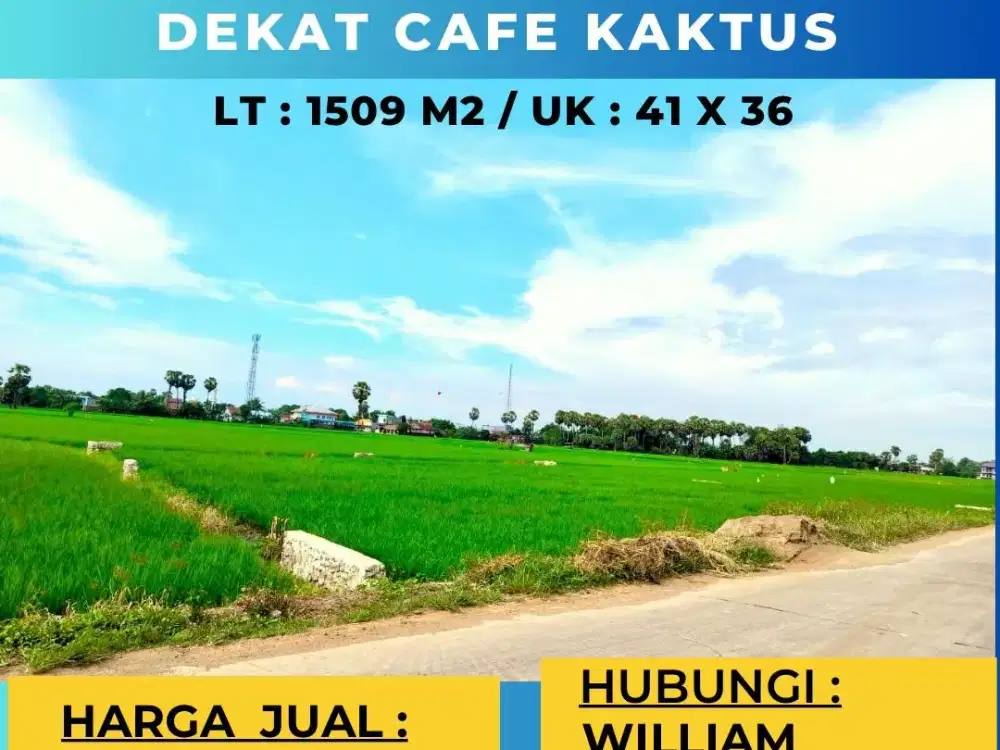 JUAL CEPAT TANAH DEKAT CAFE KAKTUS BONTOLANRA BAROMBONG