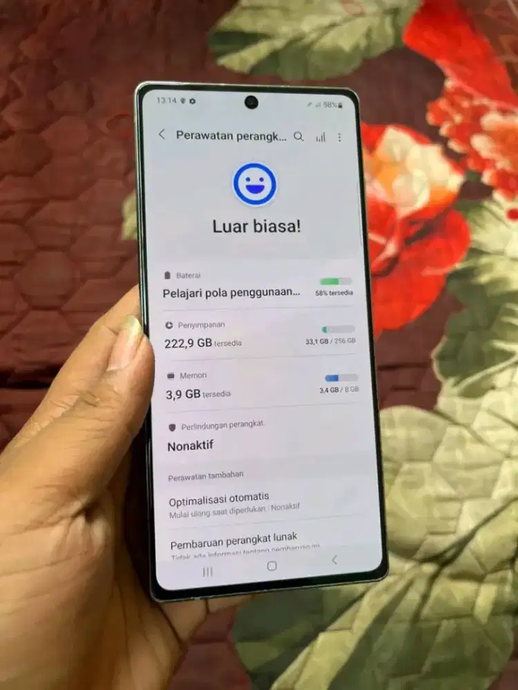 Samsung note 20 sein 8/256 fulset TT bisa