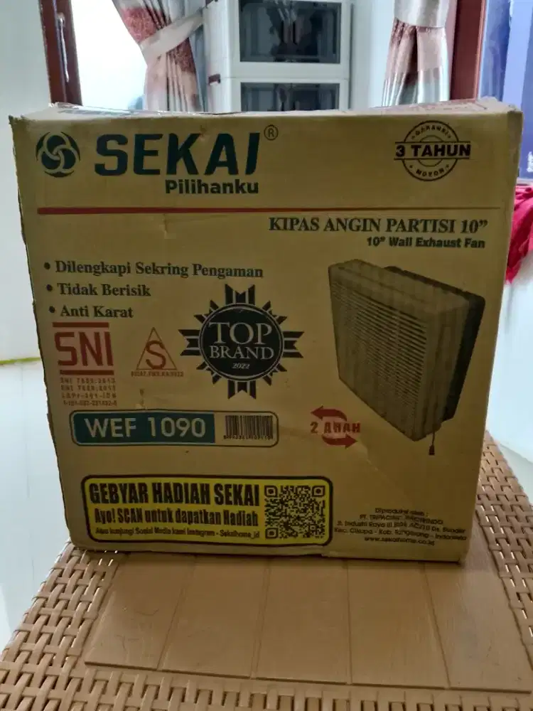 Exhaust fan merek sekai