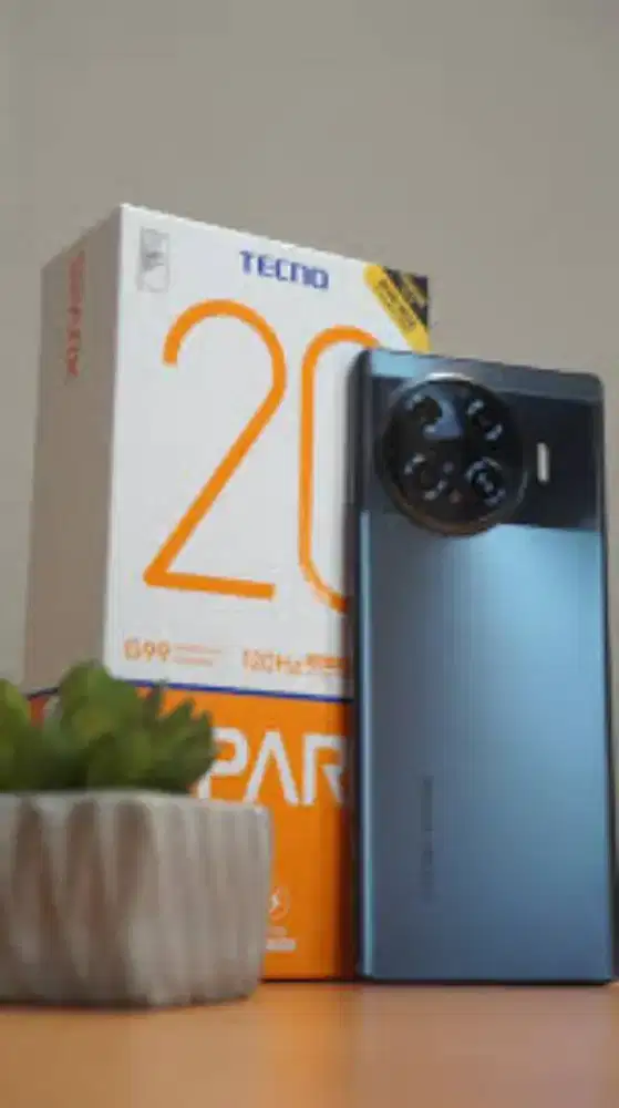 Tecno spark 20 pro plus 8/256 GB Hitam Fullset Mulusss