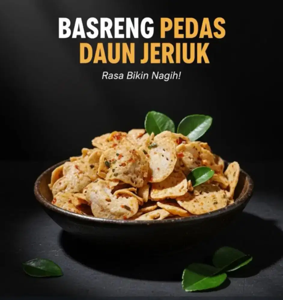 Basreng daun jeruk