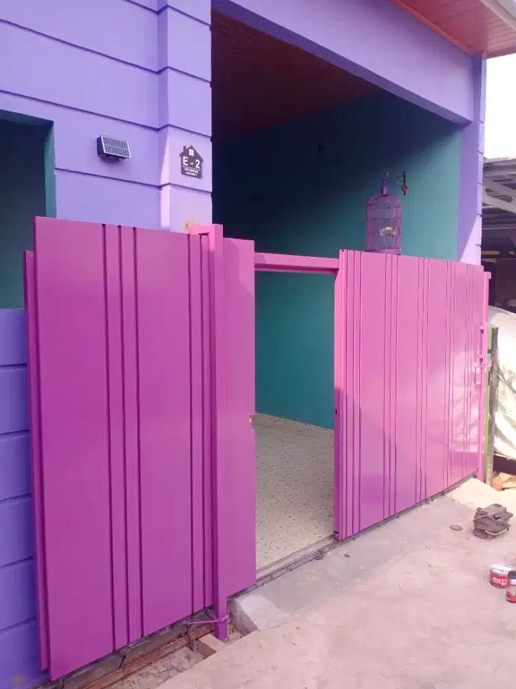 Bengkel las Lampung tralis kanopi tangga pintu pagar balkon