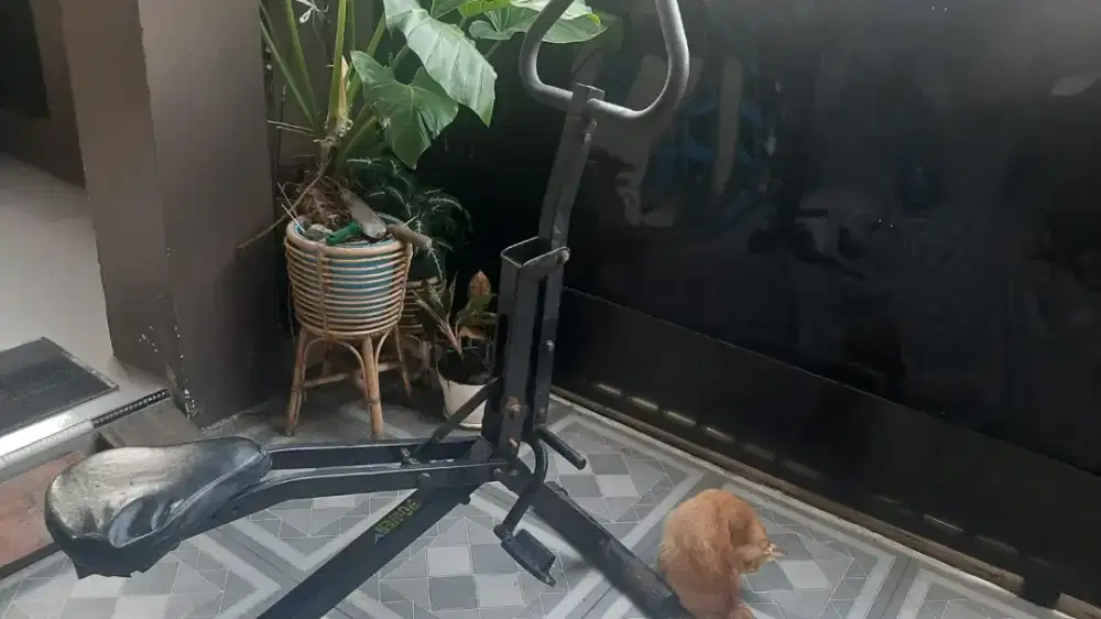 Alat fitness sepeda statis buat di rumah