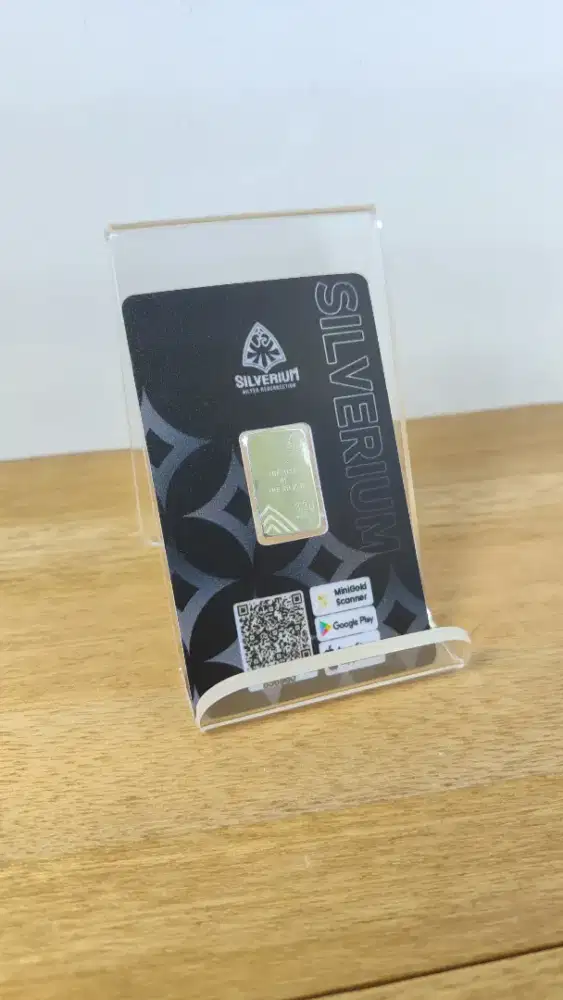 Perak murni silverium 3,3gr logam mulya investasi halal