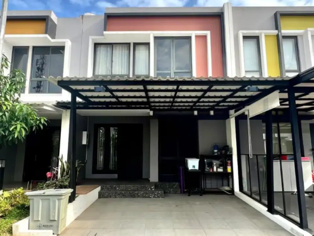 Rumah 6x12 3KT Semi Furnished di Cluster Baroni Symphonia Serpong