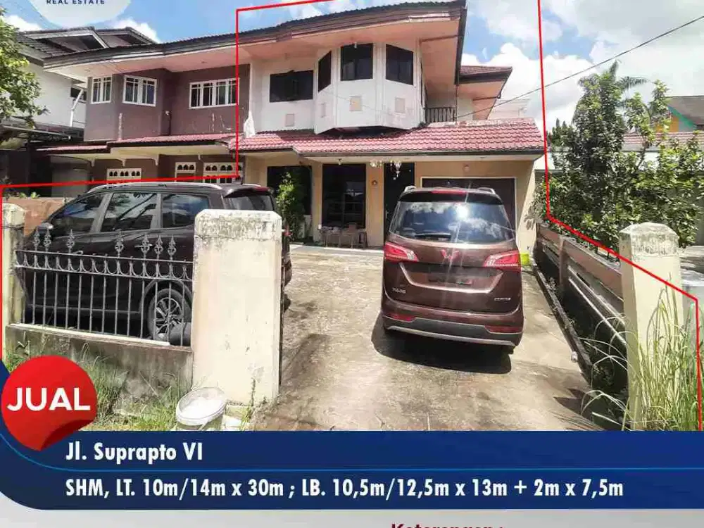Dijual rumah dikawasan strategis Jl. Suprapto VI, Pontianak