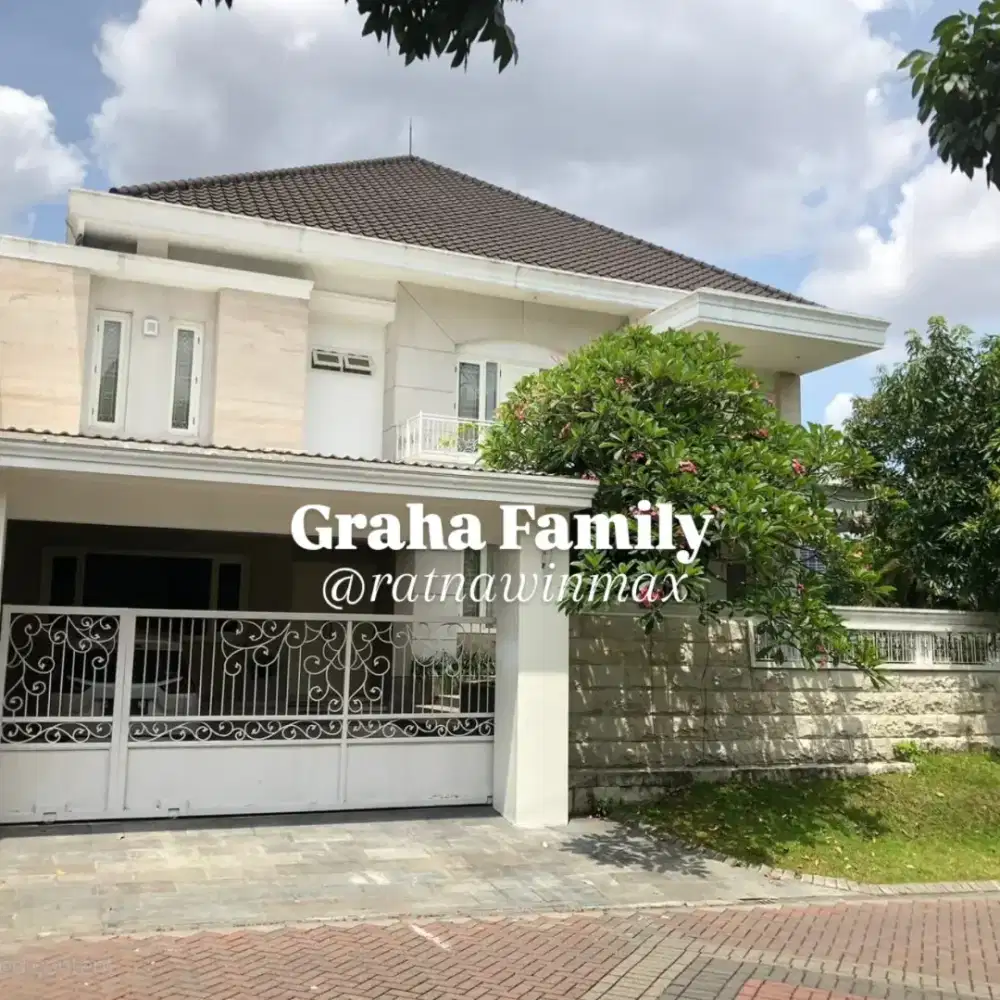Dijual Rumah minimalis Graha Family terawat di Surabaya Barat