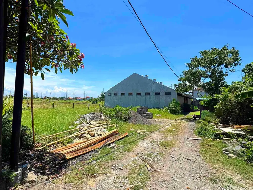 Tanah  Bonus Gudang di Tukad Balian Sanur