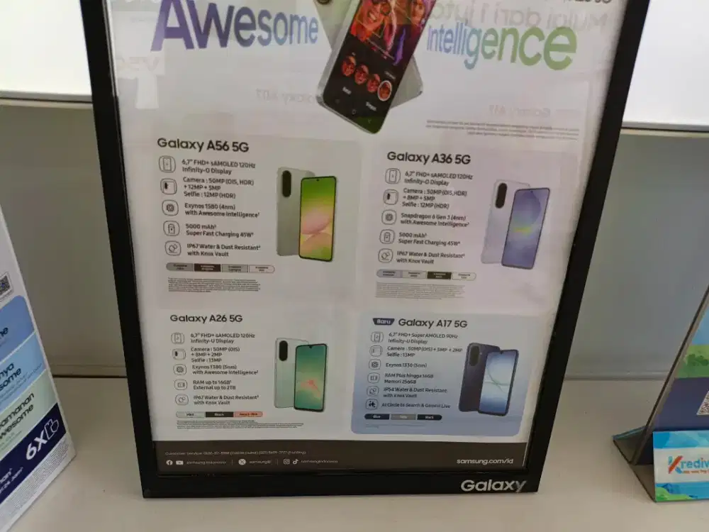 Cash Credit Samsung galaxy A series tanpa DP