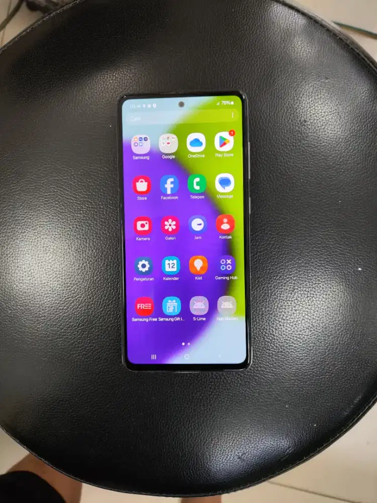 Jual Samsung A52 kondisi normal semua kelengkapan hp casan aja