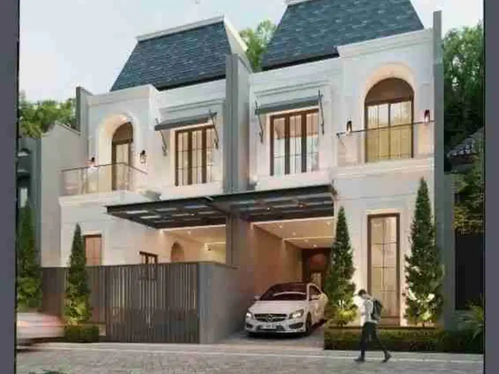 Dijual Rumah Baru Brand New American Style Manyar Indah