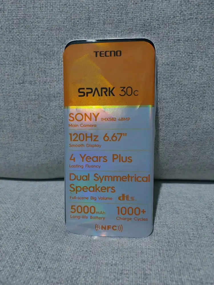 Jual hp tecno spark 30c fulset