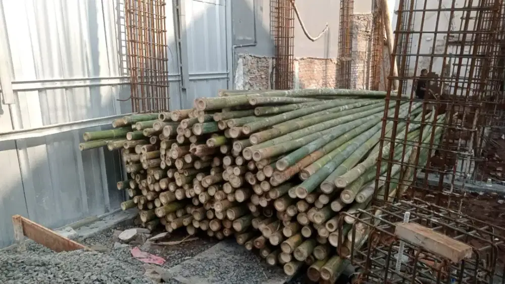 Jual bambu perancah dan triplek mc