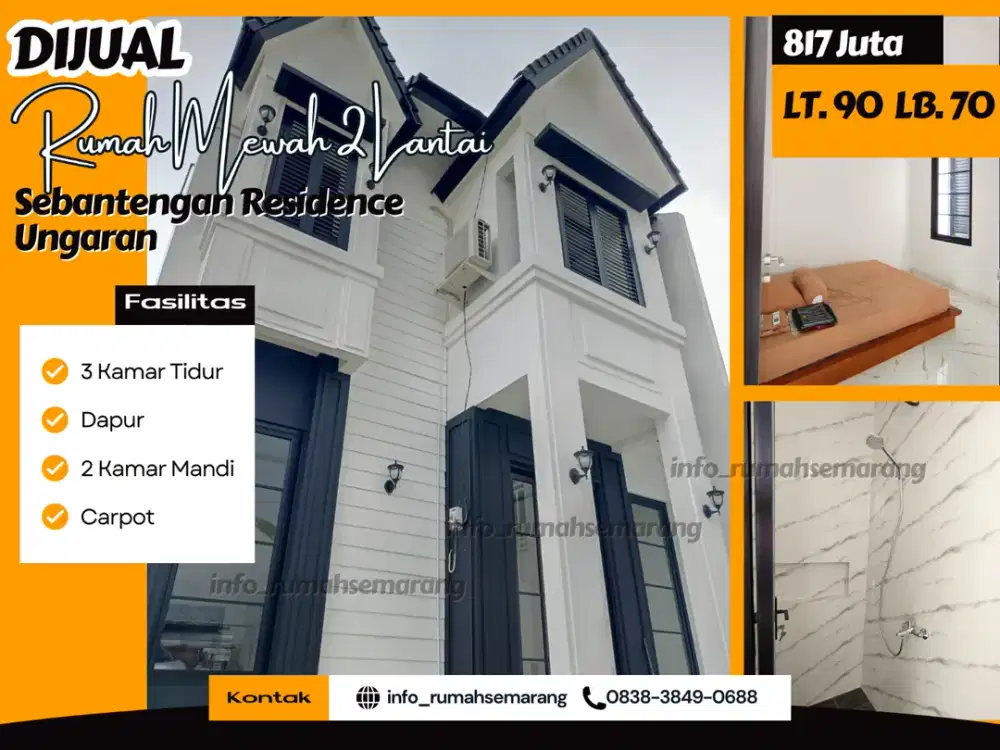 Hunian Mewah di Jantung Ungaran – Desain Elegan, Lokasi Super Strategis!