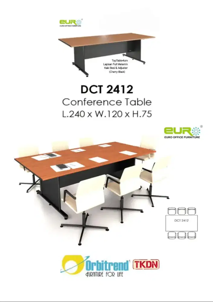 Meja Meeting Orbitren Euro DCT 2412