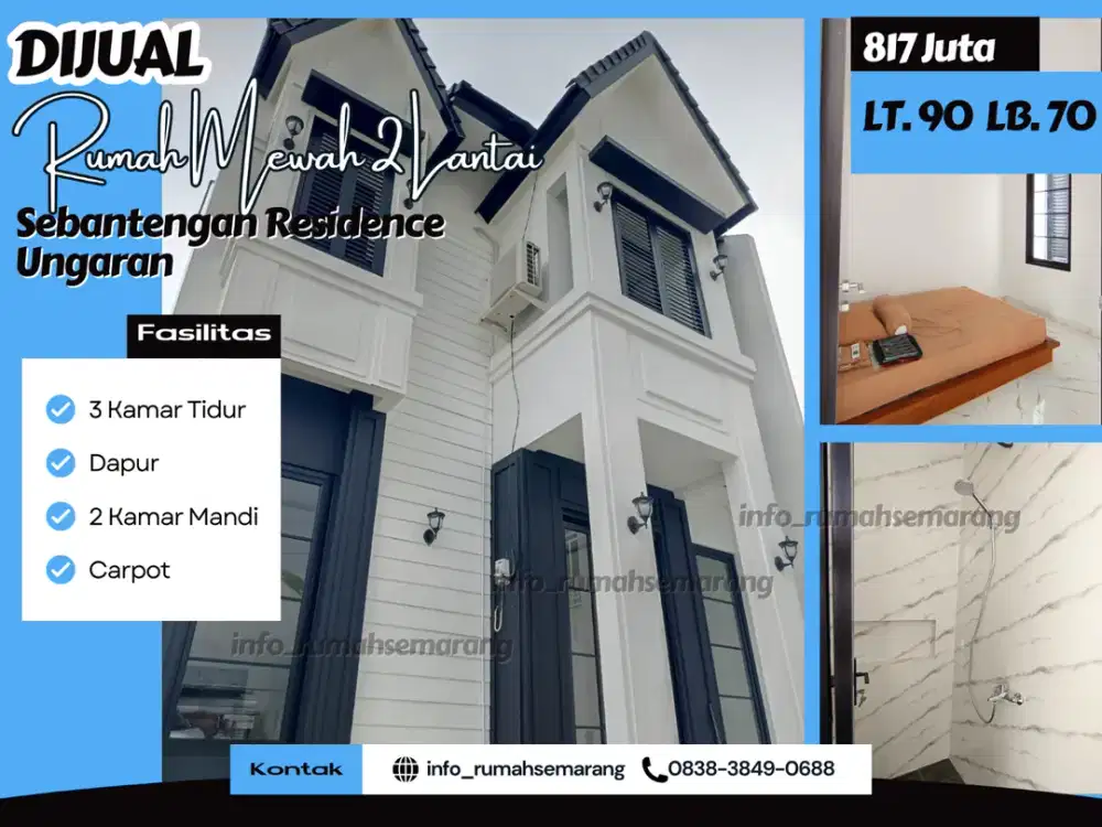 Rumah Modern di Sebantengan Residence – Dekat Kota, Nyaman, & Siap Huni!