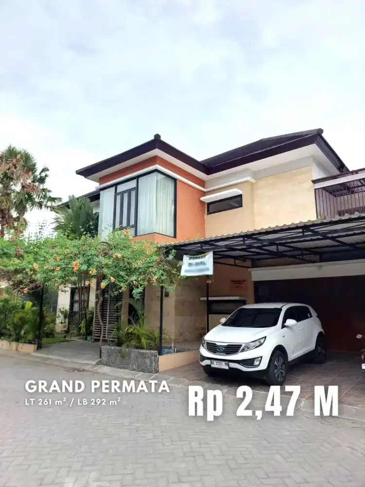 Dijual Rumah Istimewa di Perumahan Elite Grand Permata