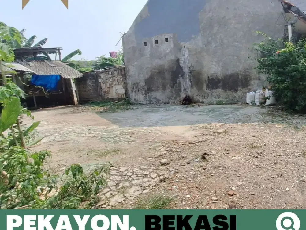 Tanah dijual Murah, Siap Bangun, Pekayon, Bekasi dekat ke Galaxy dan Tol Jatiasih