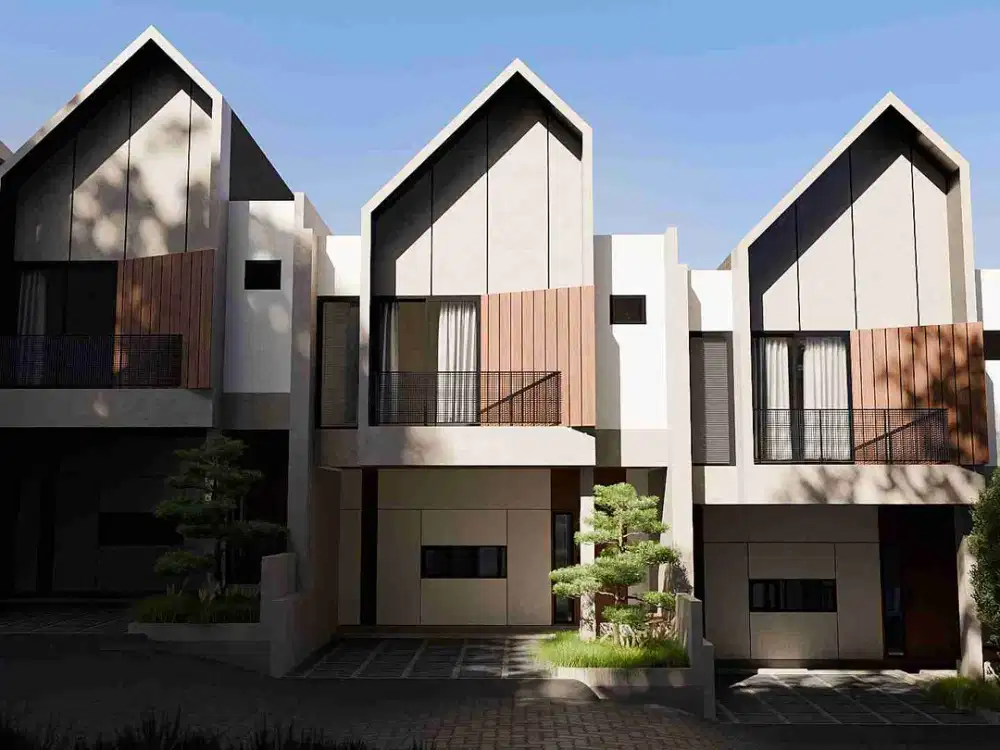 Rumah Minimalis dengan Pemandangan Pegunungan Kota Bandung