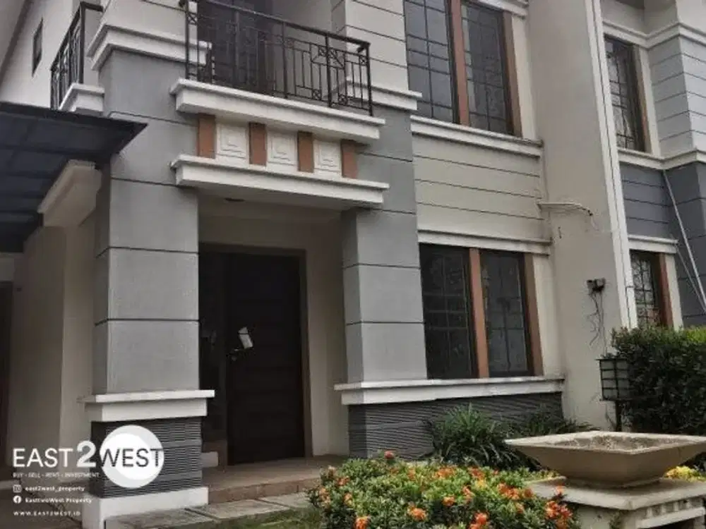 Jual/Sewa Rumah Vermont Parkland BSD City Tangerang Selatan Bagus Nyaman Posisi Hook Lokasi Hijau Asri Strategis