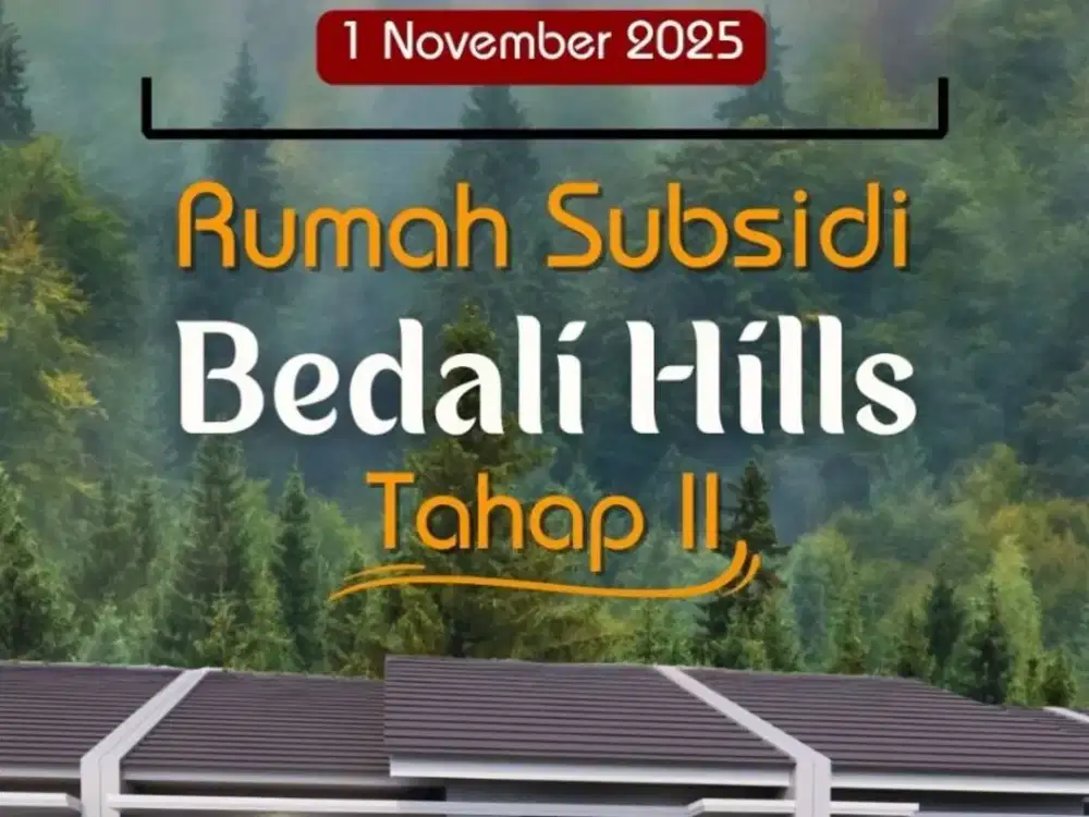 Promo Rumah Subsidi Murah Bedali Indah Lawang Malang Dkt Jl. Provinsi