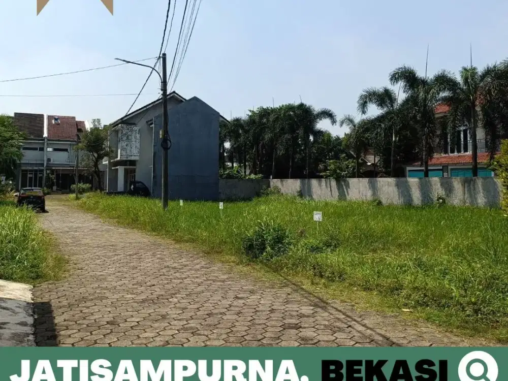 Tanah dijual Murah Siap Bangun, Jatisampurna, Bekasi dekat Jalan Alternatif Cibubur