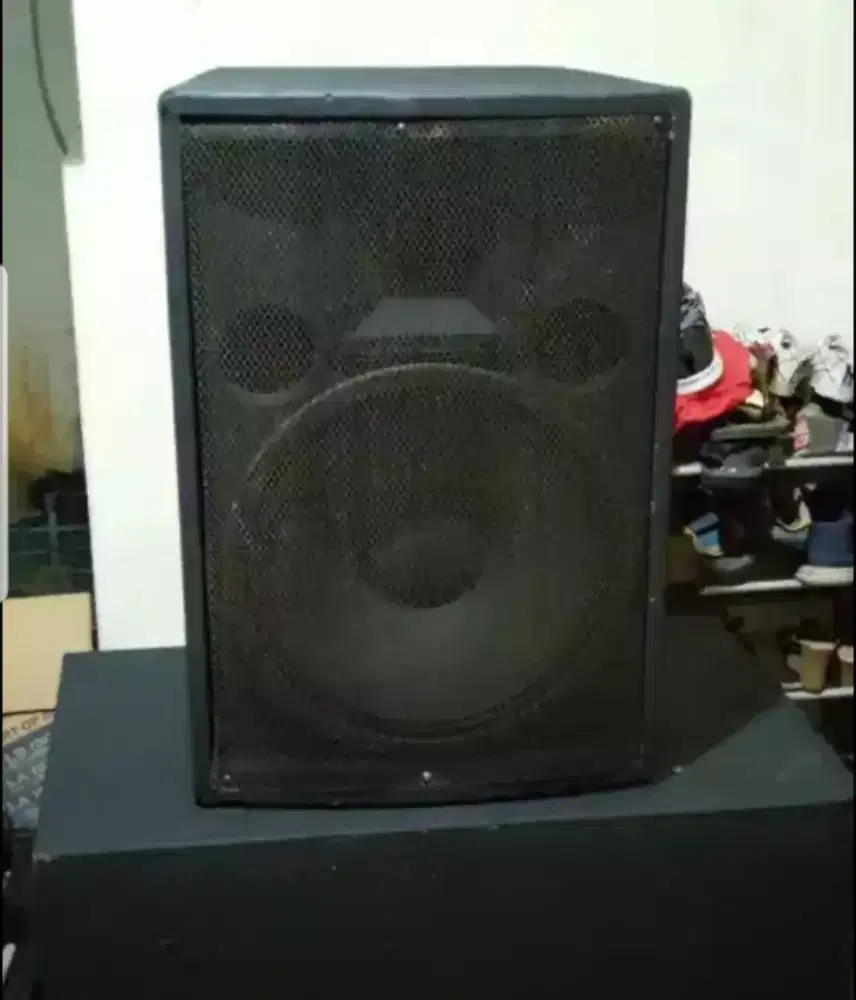 Satu unit speaker pasif 2 way isi magnum babet