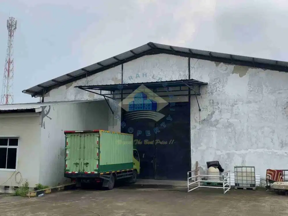 Jual gudang murang di Jawilan serang akses kontainer 40 feet