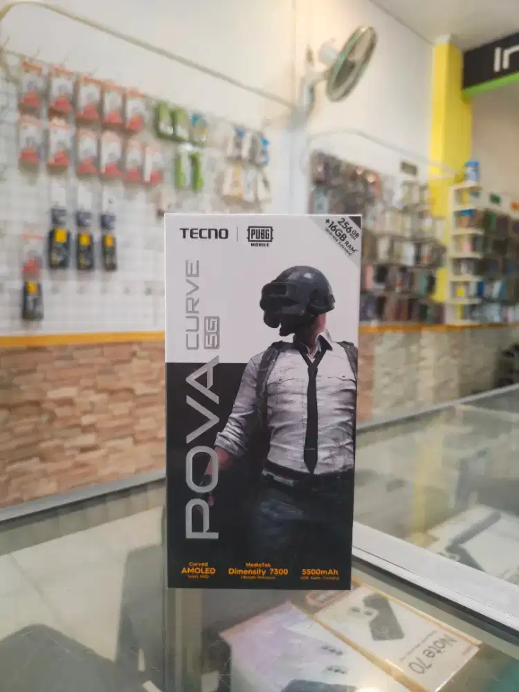 HP TECNO POVA CURVE 5G 8/256 + GARANSI RESMI 100%