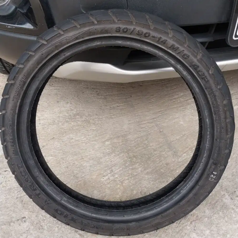 Ban Motor Tubeless Matic Sepasang 80/90 dan 90/90 Ring 14 Aspira Maxio