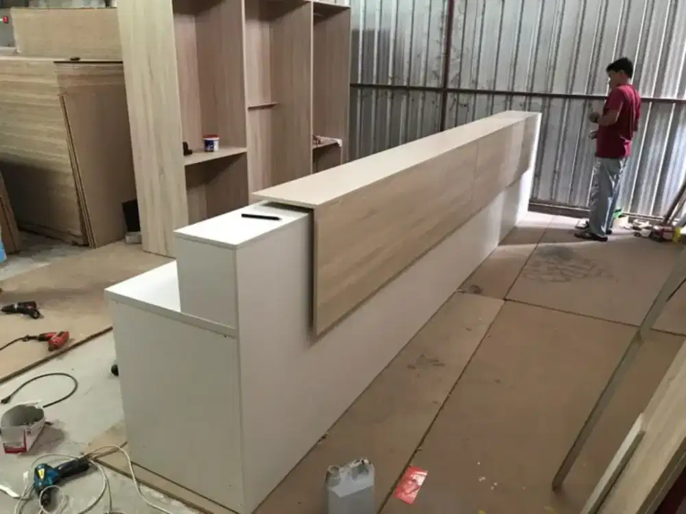 Meja receptionis,meja kasir,meja bar