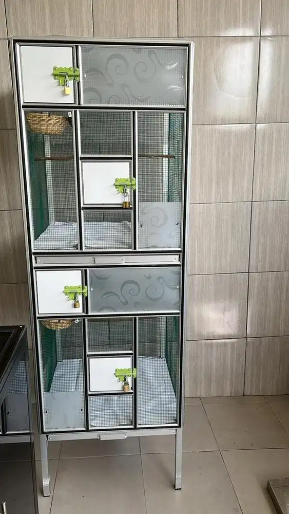 Kandang Burung 2 Susun 57 x 57 x 175