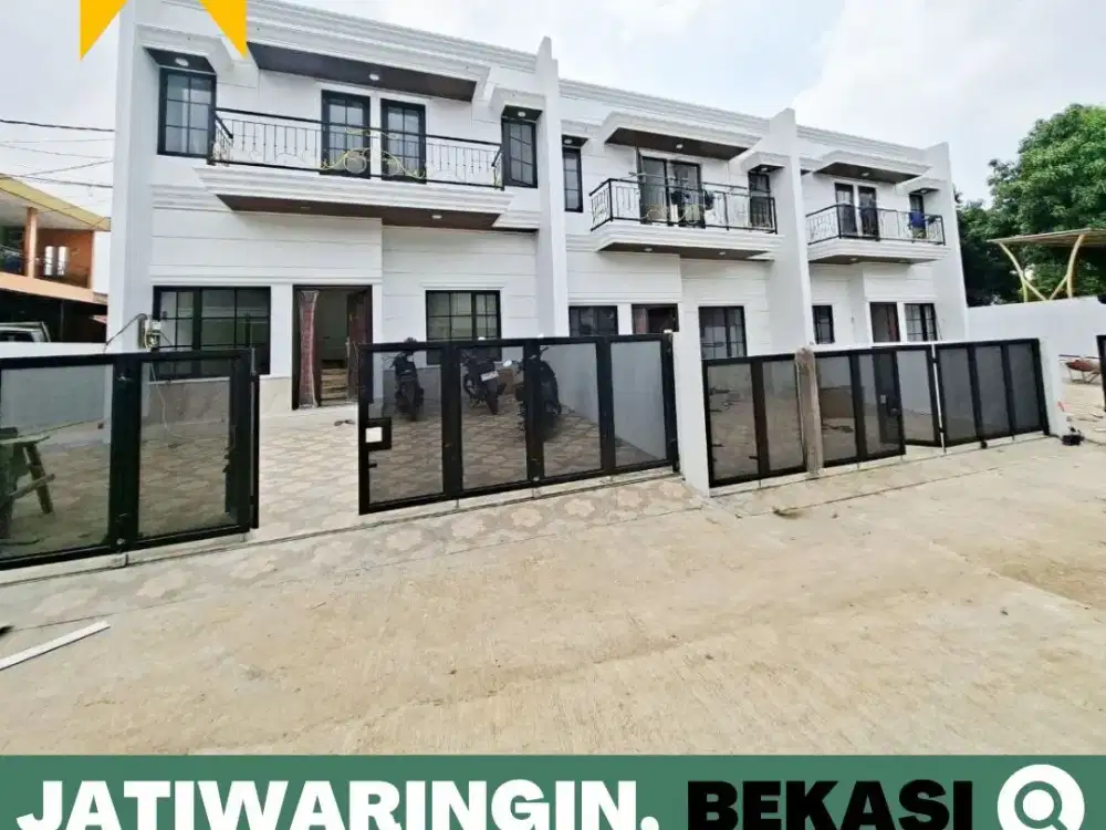Rumah dijual 2 Lantai Baru Jatiwaringin, Bekasi dekat ke LRT Jatibening