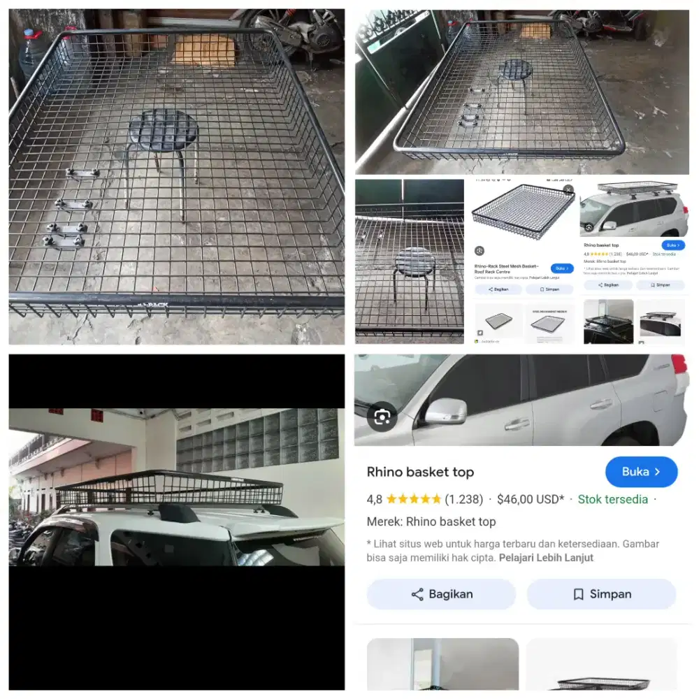 Rak atas // roofrack import