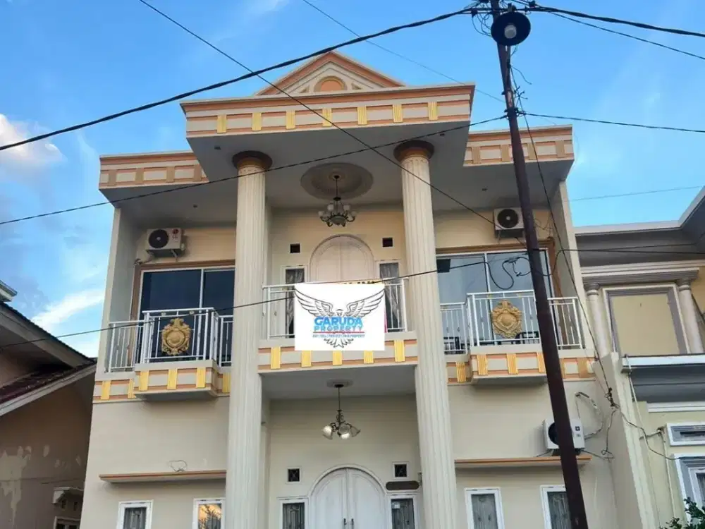 Dijual rumah cluster 2 lantai di perumahan aur kuning, simpang tiga, bukit raya, Pekanbaru. Semi Furnished, security 24 jam