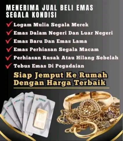 TEMPAT JUAL BELI EMAS PERAK DENGAN SISTEM COD