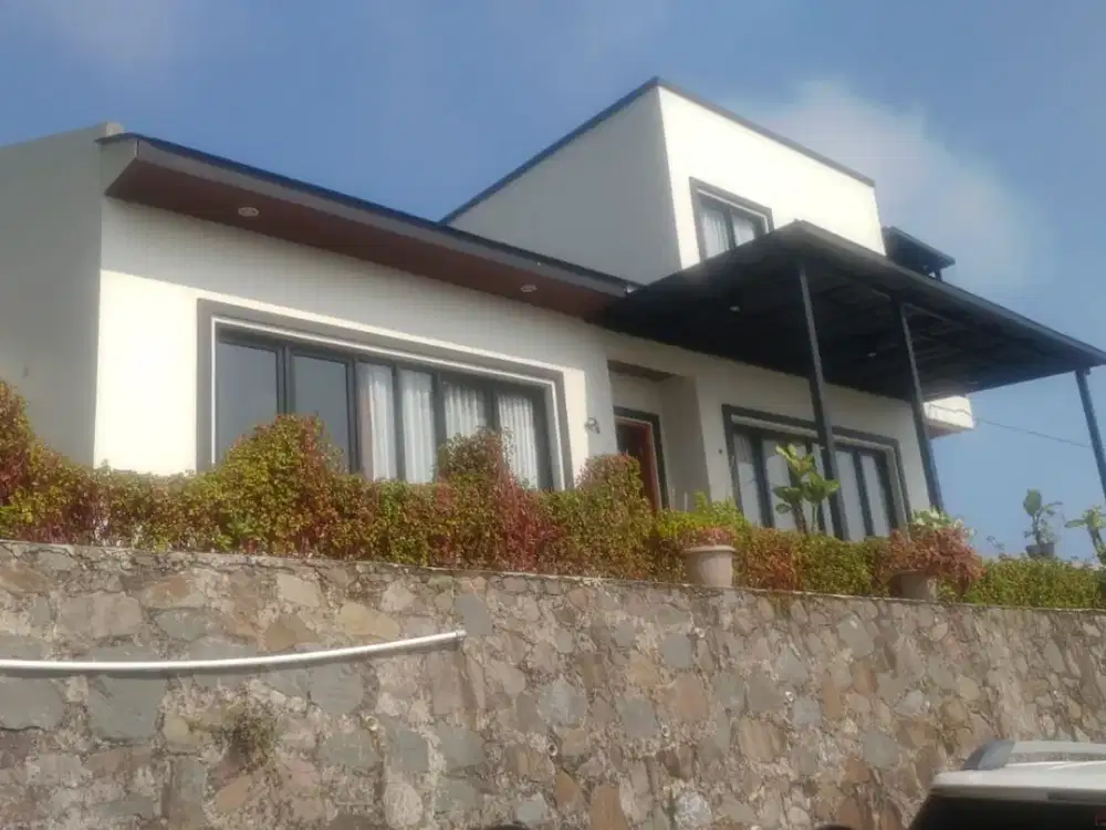 Dijual Villa Sejuk View Bagus Kaki Gunung Puntang Banjaran Bandung Selatan