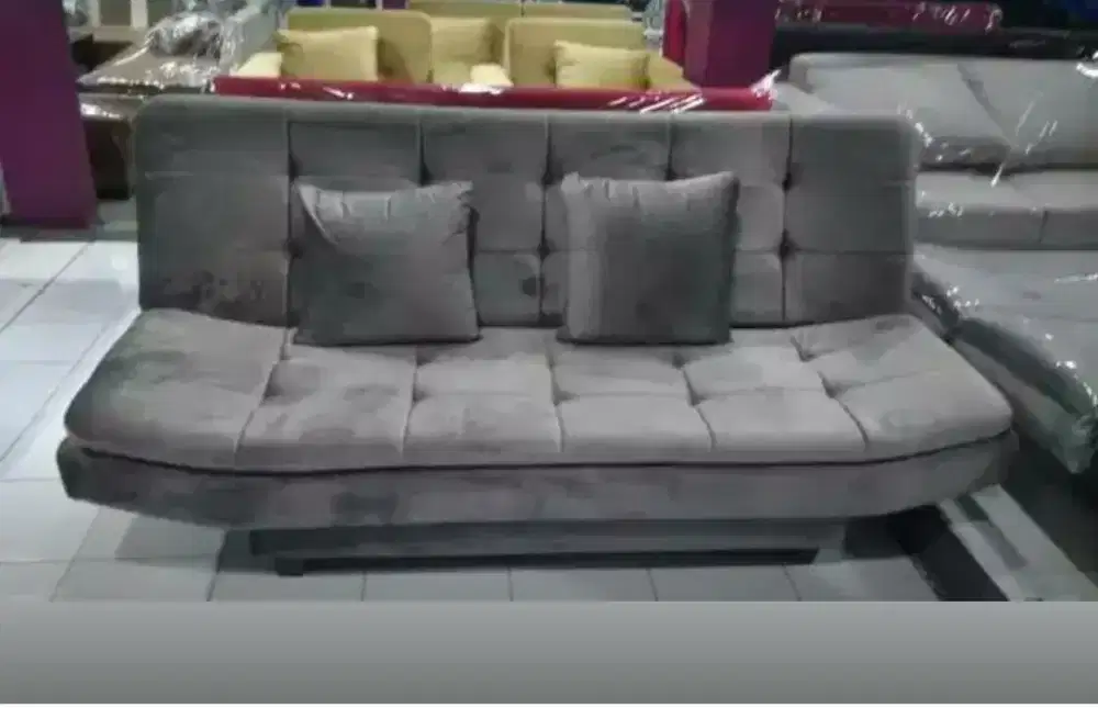 sofa bed bahan kain uk 180x120 bisa pesan warna yg di minat