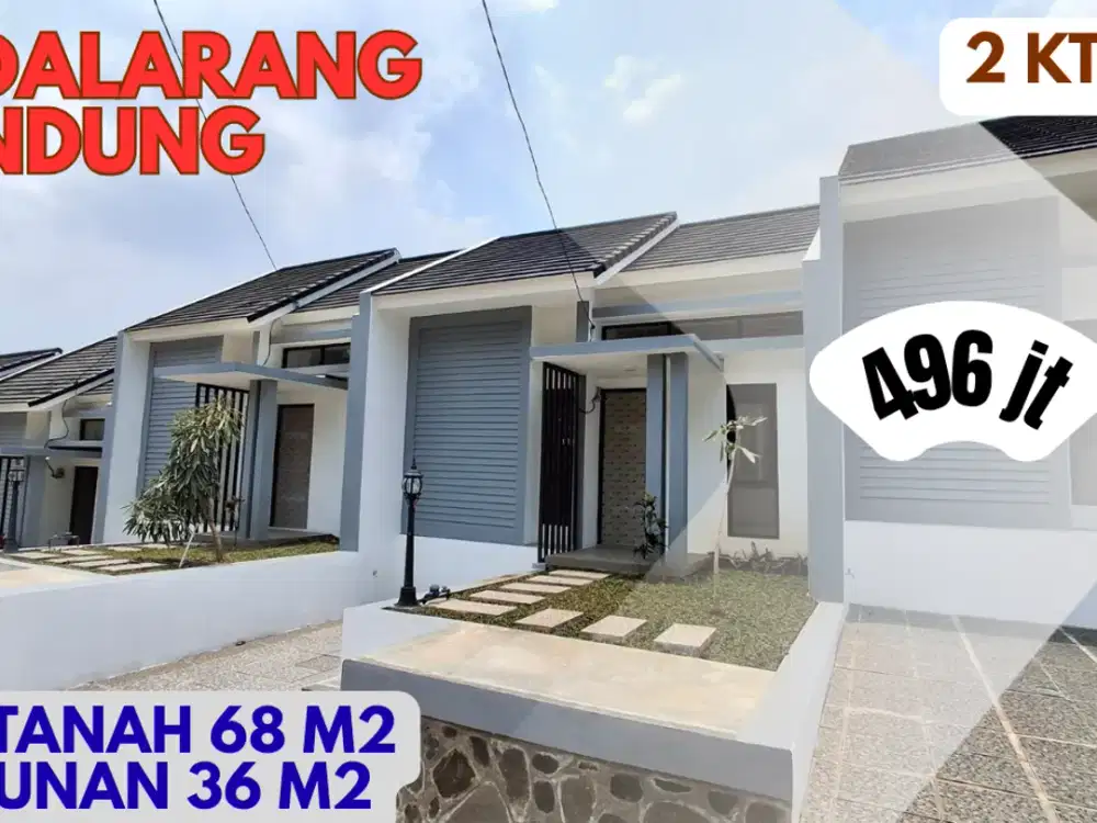 dijual rumah dp da. cicilan ringan dekat ikea kota baru parahyangan