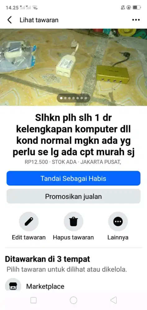 Slhkn plh slh 1 dr kelengkapan komputer kond normal hrg murah sj cpt
