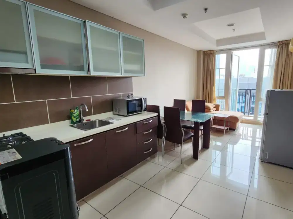 Disewa Apartemen 2BR di 1 @ Cik Ditiro, Menteng, Jakarta Pusat, Full Furnished