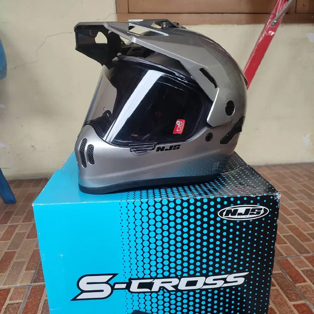 Helm fullfce NJS s cross touring adventure trabas