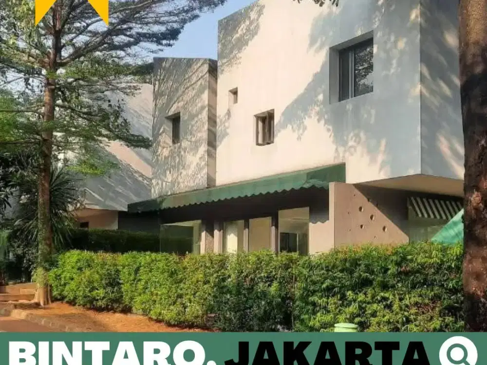 Rumah Hook dijual Murah ada Lift, 3 Lantai Bintaro, Jakarta Selatan