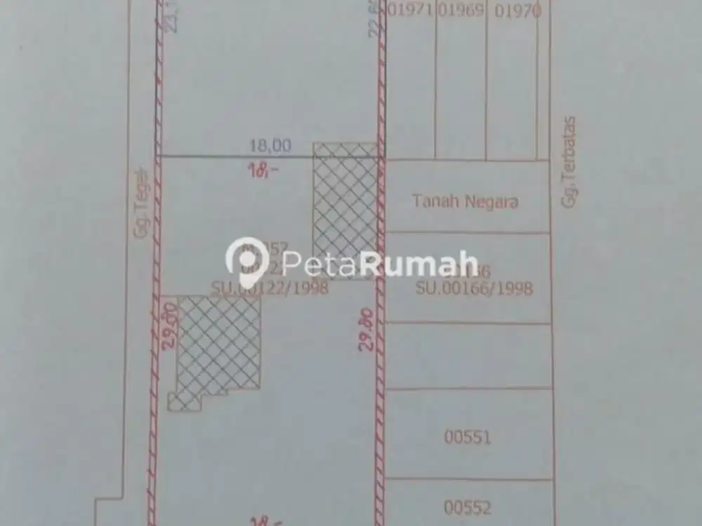 DIJUAL/DISEWA TANAH JALAN HALAT | DEKAT SM RAJA - KATAMSO (RINA)