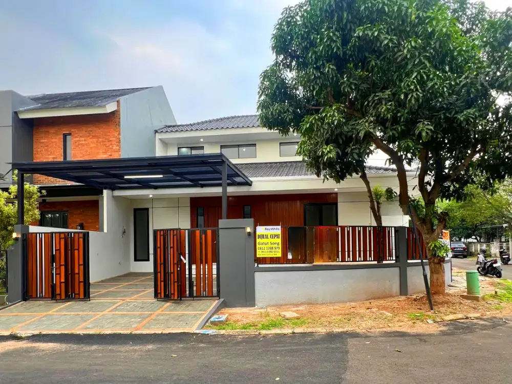 Dijual Rumah Baru Modern – Posisi Hook di Kencana Loka BSD City