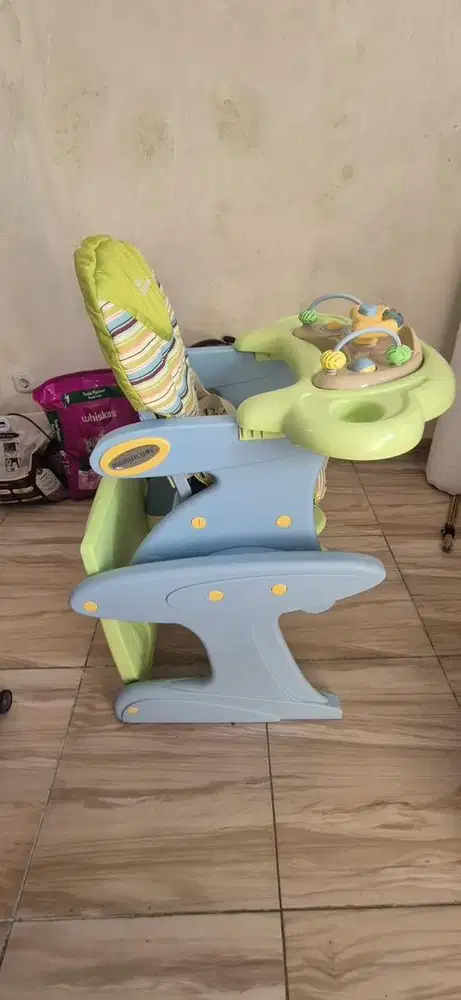 jual 1 set meja baby, 2 in 1