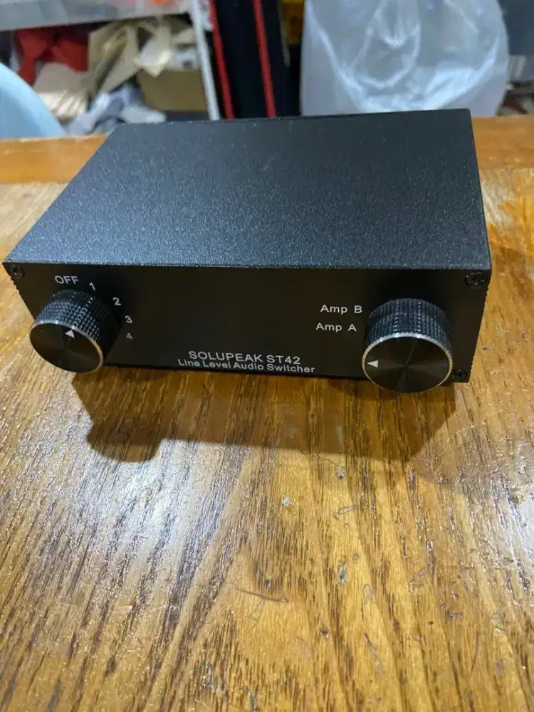 Solupeak ST42 Passive quality audio selector multiple inputs outputs