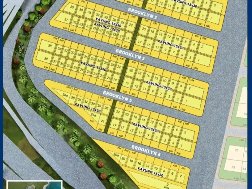 DIJUAL KAVLING MINI KOMERSIAL PIK 2 BROOKLYN LUAS 450m DIJAMIN TERMURAH