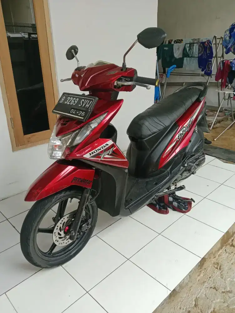Honda beat FI 2016 merah ss komplit