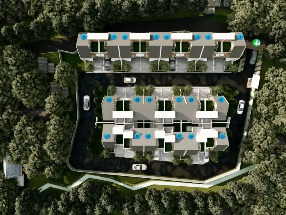 Villa Modern Kota Wisata Batu Dekat Selecta Hanya 1M an